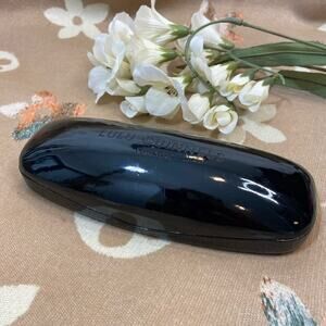 LULU GUINNESS LONDON HardCase Eyeglasses Sunglasses Reading Glasses Shinny Blk